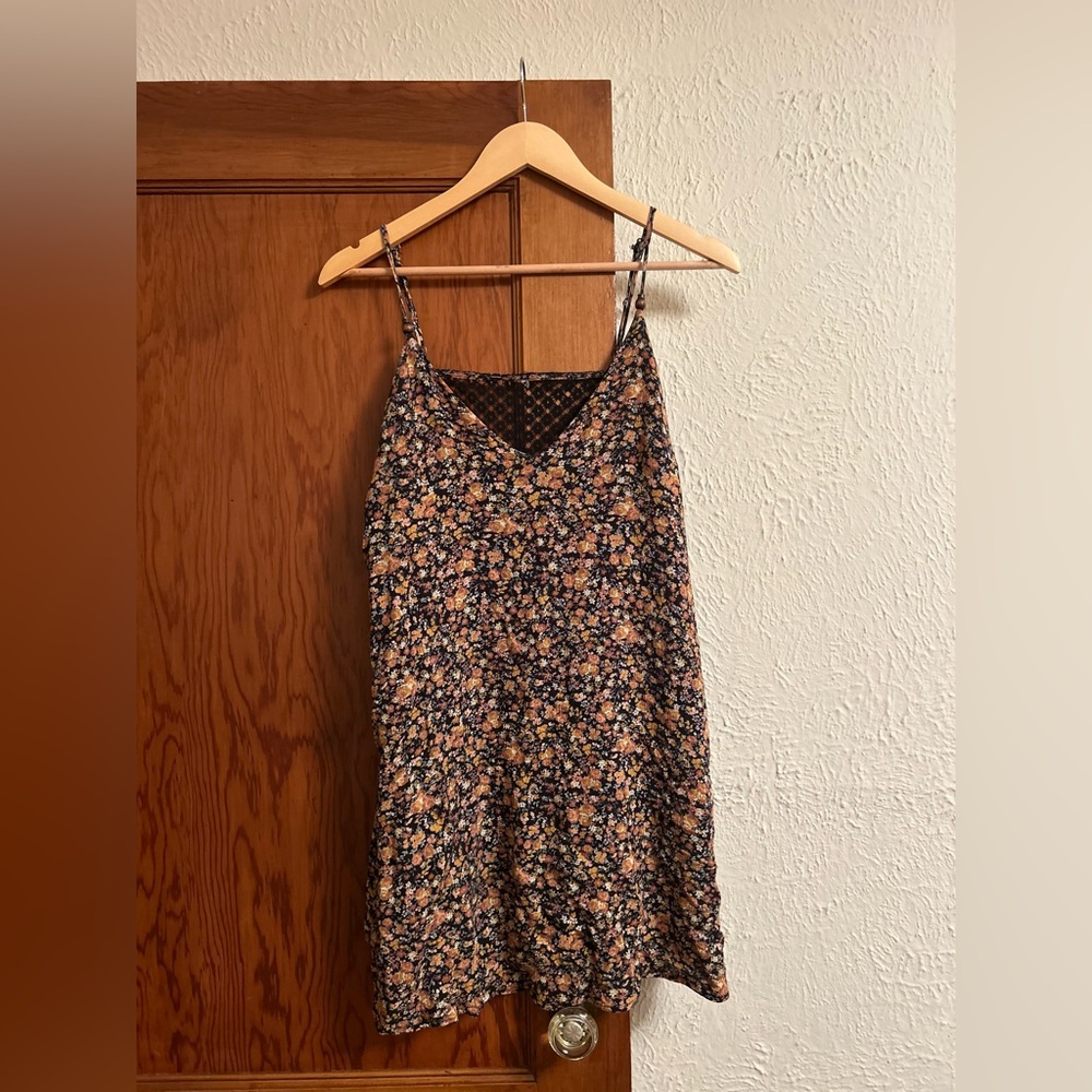Short Floral Slip Dress